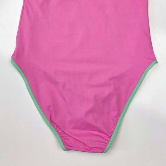 Ralph Lauren Pink and Green One Piece Swimsuit - Picture 6 of 10